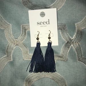Seed Tassle Earrings